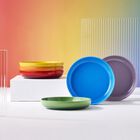 Stoneware Rainbow Set of 6 Coupe Pasta Bowls image number 6